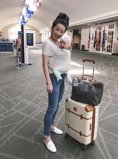infant on travel
